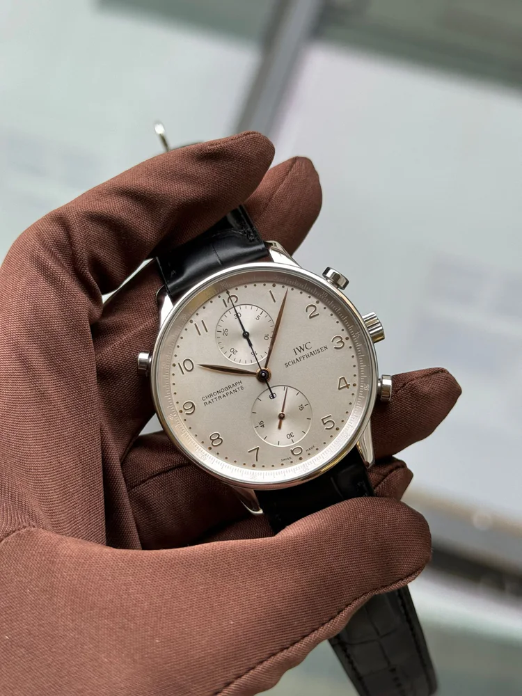 IWC Portuguese Chronograph IW371202 box and papers